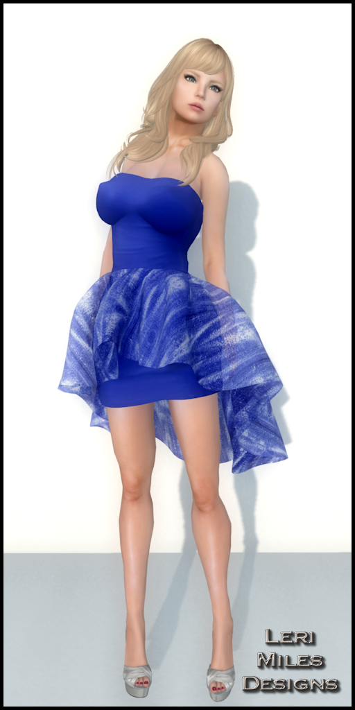 LMD Ad Display Katerina Dress Sapphire