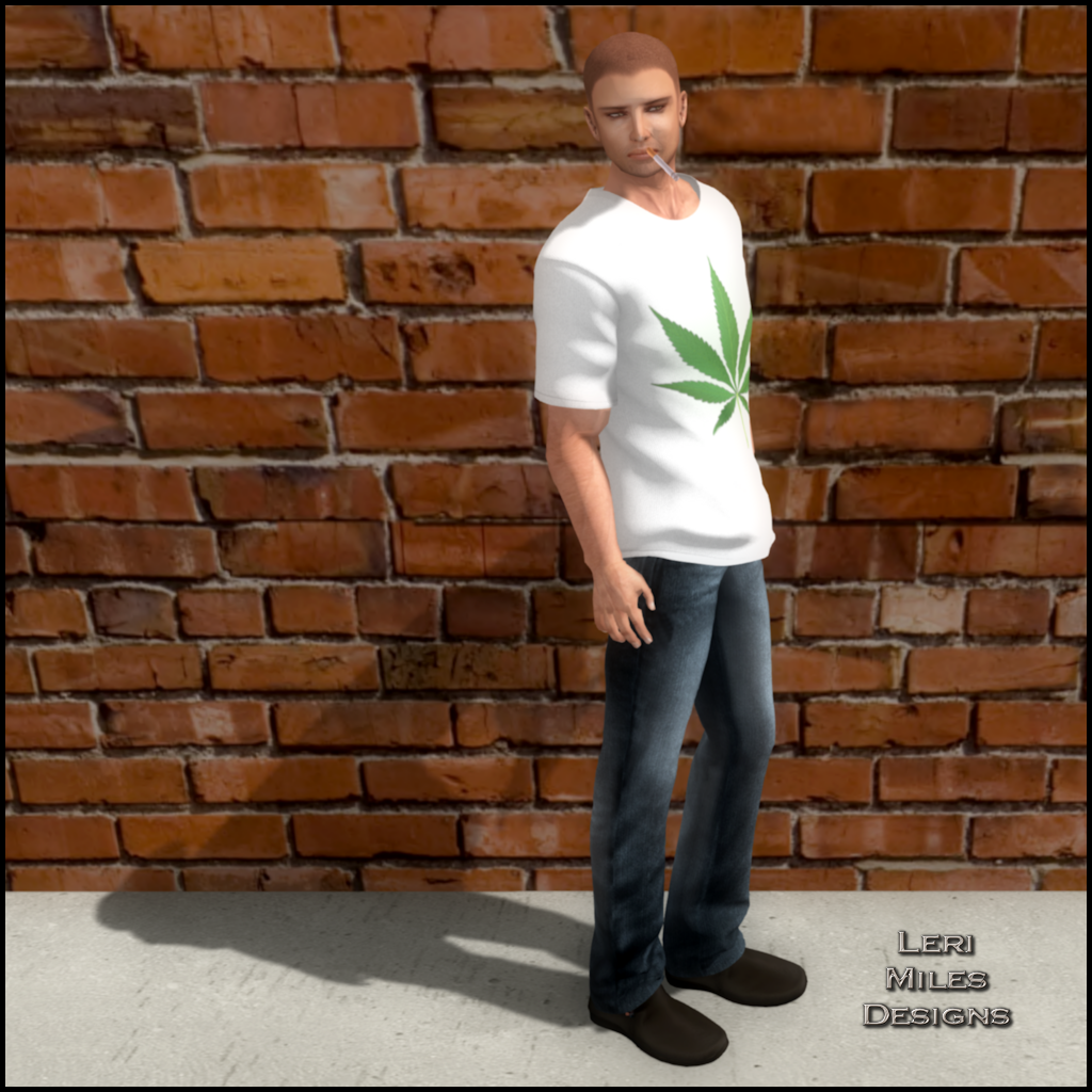 LMD Ad Display Tee Cannabis