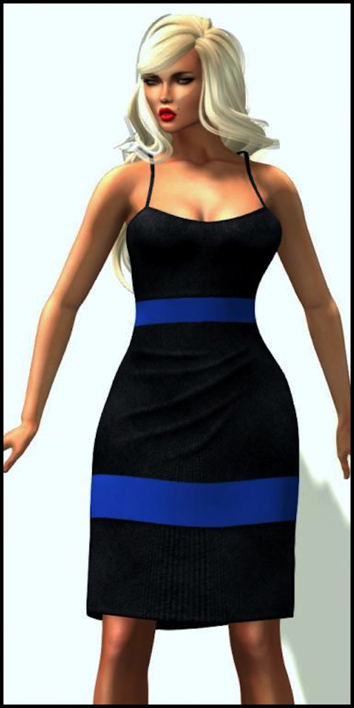 LMD Ad Vendor Jossi Dress Blue