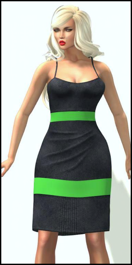 LMD Ad Vendor Jossi Dress Green